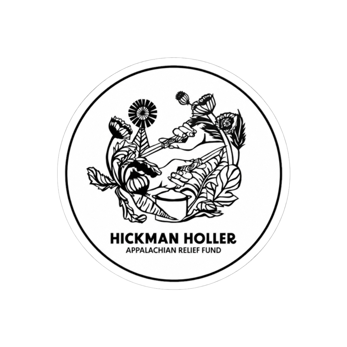 HHARF Circle Sticker | Tyler Childers - alternate angle 1, merchandise